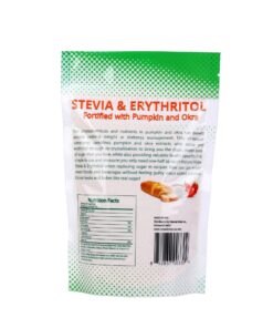 Alternative view of Natural Mate Stevia and Erythritol Sweetener Blend with Veggie Nutrients from Pumpkin and Okra (16oz / 1Lb) - All Purpose Granular Natural Sugar Replacement - Pure Sweet Taste, Zero Calories Pumpkin & Okra Nutrients 1 Pound (Pack of 1)