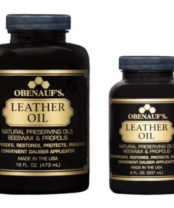 Obenauf's Leather Oil - Leather Conditioner - Restore and Protect Leather Boots, Jackets, Purses as Well as Car Leather, Leather Furniture and Much More - Made in The USA (8oz with Applicator) 8 Fluid-oz 19 81pJOs3 rL
