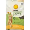 Purina Yesterday's News Non Clumping Paper Cat Litter, Unscented Low Tracking Cat Litter - 30 lb. Bag Original Texture