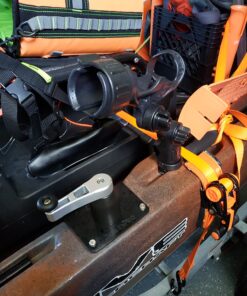 YakAttack Omega Fishing Rod Holder with Track Mounted LockNLoad Mounting System, Pro and Standard Edition - Multiple Colors | Kayak Fishing Accessories Black (Professional) 38 81pLzC4ReML