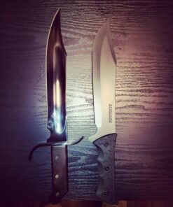 Schrade Leroy Fixed Blade with High Carbon Stainless Steel Bowie Blade for Outdoor Activities 45 81pNnNsQrwL