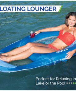 Kelsyus Spring Float Pool Lounger Chair, Light Blue Chaise 22 81pOb1i GsL