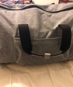 Convertible Garment Bag with Shoulder Strap, Modoker Carry on Garment Duffel Bag for Men Women - 2 in 1 Hanging Suitcase Suit Travel Bags (Grey) Ash Grey 70 81pQRbvoSL