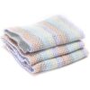 Full Circle Tidy 100% Organic Cotton Dish Cloths, Set of 3, Multicolored Set of 3 Dish Cloths 7 81pRM5T92QL