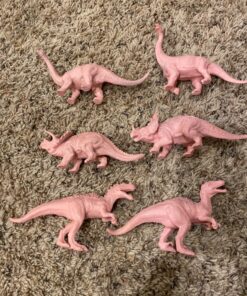 PREXTEX Dinosaur Figures for Kids 3-5+ (12 Plastic Dinosaurs Figurines with Educational Dinosaur Book) Dinosaur Toys Set for Toddlers Learning & Development (Boys & Girls) Dino Book with Dino Figures 75 81pRT8BDdTL