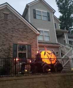 11.5 Foot Long Inflatable Grim Reaper Driving Pumpkin Carriage 27 81pRYeJJz8L