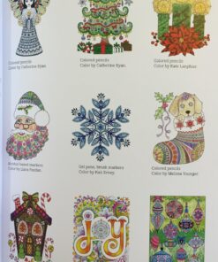 Christmas Coloring Book (Coloring is Fun) (Design Originals) 32 Fun & Playful Holiday Art Activities from Thaneeya McArdle on High-Quality, Extra-Thick Perforated Pages that Resist Bleed-Through 77 81pSJhgHipL