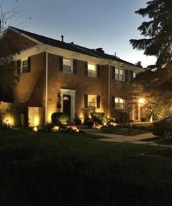 URPOWER Solar Lights Outdoor, Adjustable Solar Spot Lights Outdoor, 2-in-1 Waterproof Solar Landscape Spotlights Wall Light, Dusk-to-Dawn Solar Powered Outdoor Light for Garden, Yard (2 Pack Warm) 2 Pack Warm White 51 81pSatrJipL