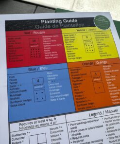 Seeding Square - Seed Spacer Tool for Maximum Harvest, Organized Plants & Less Weeds - Square Foot Garden Includes Color Coded Templates, Magnetic Dibber, Ruler, Spoon & Planting Guide 36 81pUy KgXFL 4