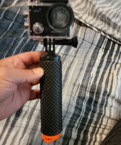 Waterproof Floating Hand Grip Compatible with GoPro Hero 12 11 10 9 8 7 6 5 4 3 3+ 2 1 Session Black Silver Camera Handler & Handle Mount Accessories Kit for Water Sport and Action Cameras (Orange) 38 81pVlDkyNgL 1