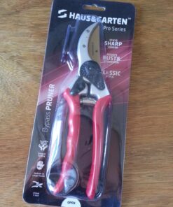 Haus & Garten ClassicPRO 8.5" Bypass Pruning Shears - Premium Garden Shears - Use As Gardening Shears, Garden Clippers, Handheld Heavy-Duty Professional Pruning Shears For Gardening & Pruning Scissors 52 81pWhlOkL