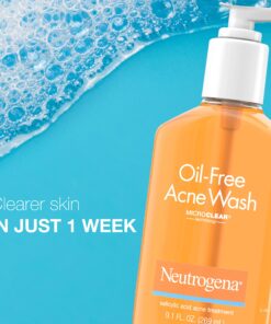 Neutrogena Oil-Free Acne Fighting Face Wash, Daily Cleanser with Salicylic Acid Acne Treatment, 9.1 Fl Oz (Pack of 3) 9.1 Fl Oz (Pack of 3) 22 81pY750GTrL