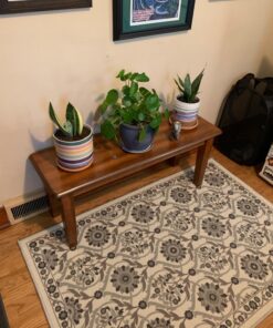 Signature Design by Ashley Berringer 17.5 Inch Rustic Traditional Dining Bench, Brown 52 81pYIlzJnhL