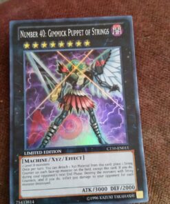 YU-GI-OH! - Number 40: Gimmick Puppet of Strings (CT10-EN011) - 2013 Collectors Tins - Limited Edition - Super Rare 7 81pZNWHuZ8L