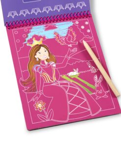 Melissa & Doug On the Go Scratch Art Activity Books Set - Fairy Tales, Favorite Things, Safari Animals 13 81pa pDs5pL