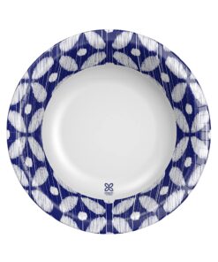 DIXIE ULTRA Paper Bowls, 20 Ounces, 56 Count, Indigo/White 9 81pb3lzSCqS