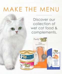 Purina Fancy Feast Lickable Wet Cat Food Broth Topper, Creamy With Chicken and Vegetables - (16) 1.4 oz. Pouches Creamy Chicken & Vegetables 1.40 Ounce (Pack of 16) 15 81pdU1C9IsL