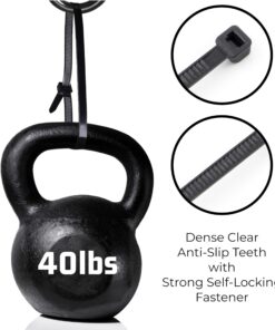 Bolt Dropper 8 Inch 1000-Piece Set Zip Cable Ties - 40lbs Tensile Strength - Heavy Duty, Self-Locking Premium UV-Resistant Nylon Ties - Indoor & Outdoor Organization of Cables, Tarps, & More - Black 19 81pfJHlHBnL