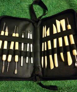 U.S. Art Supply 26-Piece Pottery & Clay Sculpting Tool Sets with Canvas Cases 26-Piece with Nylon Cases 23 81pg0NGmKjL