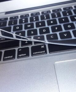 MOSISO Silicone Keyboard Cover Compatible with MacBook Air 13 inch A1466 A1369 2010-2017&Compatible with MacBook Pro 13/15 inch (with/Without Retina Display, 2015 or Older Version), Black 48 81pjrLk7GIL