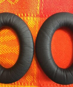Synsen Replacement Ear Pads Cushion Compatible for Bose QuietComfort QC2,QuietComfort 15 QC15,QuietComfort QC25,QuietComfort 35 QC35,Bose AE2,AE2i,AE2w,SoundTrue, SoundLink (Around-Ear) Headphones BLACK 47 81pjzcQ46WL