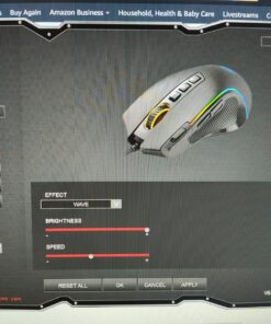 Redragon M612 Predator RGB Gaming Mouse, 8000 DPI Wired Optical Gamer Mouse with 11 Programmable Buttons & 5 Backlit Modes, Software Supports DIY Keybinds Rapid Fire Button Black 38 81pkRaXih2L