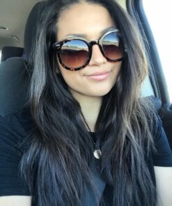 grinderPUNCH Trendy Round Polarized Sunglasses | Trendy Oversized Sunglasses for Women Men | Retro Round Polarized Sunglasses 2 Pack Saver - Dark Lens 50 Millimeters 32 81plTuSn0WL