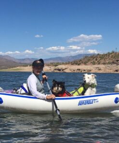 Sea Eagle SE330 Two Person Inflatable Sport Kayak Boat with Seats, Paddles, Bag and Pump-Affordable-Lightweight-Portable SE330 Sports Kayak Pro Package 26 81plnENJKYL