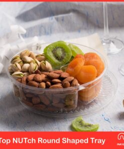 Nut Cravings Gourmet Collection - Dried Fruit & Mixed Nuts Gift Basket in Red Box (4 Assortments) Arrangement Platter, Birthday Care Package - Healthy Kosher USA Made Red Classic (4 Piece Assortment) 11 81plv6FLpOL