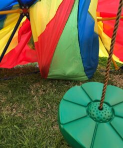 Sonyabecca Parachute, Play Parachute 10ft 12ft 16ft with 12 Handles 20ft 24ft with 16 Handles for Kids Cooperation Group Play 22 81pmDWl SPL