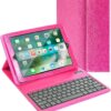 Alpatronix iPad Case with Keyboard, 9.7 inch KX130 Leather iPad Cover w/Detachable Wireless Bluetooth Keyboard Compatible w/Apple iPad 6 (2018), iPad 5 (2017), iPad Pro 9.7 & iPad Air 2/1 – Pink iPad 6/5, iPad Pro 9.7", iPad Air 2/1 (9.7-inch) 9 81po5cKtlVL