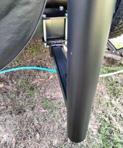 Camco Camper/RV Hitch Mount Flagpole Holder | Holds Flagpoles Up to 2.3” in Diameter & Fits Standard 2” Hitch Receivers | Powder-Coated Finish (51611) 47 81pocpeY44L 2