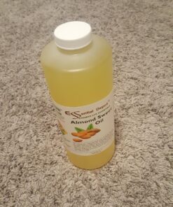 Almond Sweet Oil - 1 Quart - 32 oz - Safety Sealed HDPE Container with resealable Cap - 100% Pure and Natural for Hair, Skin, Massage and Cooking 28 81ppED84 BL