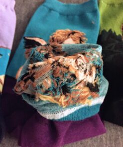 Chalier Womens Fun Socks Famous Painting Patterned Art Socks & Printed Cool Novelty Funny Socks for Women One Size 1 Set A-oil Painting Multicolor 2 (5 Pairs) 28 81psGfagxGL