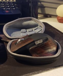 co2CREA Hard Travel Case Replacment for Logitech MX Master 2S / MX Master 3 Wireless Mouse (Black Case + Inside Grey) Black Case+Inside Grey Case for Master 2S/3 54 81pt92iIZOL