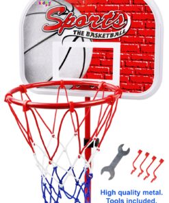 Basketball Hoop for Kids Toy Set | Adjustable Height Stand 2-4 ft | Indoor & Outdoor Play for Toddler Boy & Girl 15 81ptQkS9eeL