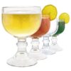 Chefcaptain Schooner Beer Glass - 21.5 Oz Extra Large Goblet Crystal Style ZERO LEAD Shrimp Cocktail, Coronaritas, Margaritas 4 PACK Classic 21.5 OZ 38 81pu2J7kFwL