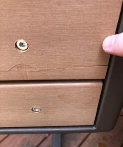 Lifetime 60054 Convertible Bench / Table, Faux Wood Construction, Brown 37 81puc6wF9FL