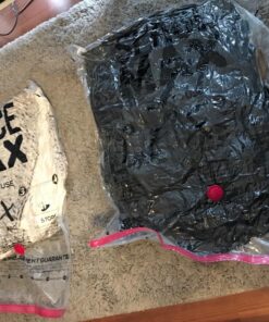 SPACE MAX Premium Space Saver Vacuum Storage Bags - Space Saver Bags Jumbo 6 Pack - Save 80% More Storage Space - Reusable, Double Zip Seal & Leak Valve, Includes Travel Hand Pump 52 81pvcL001uL 2