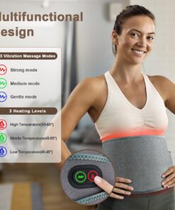 Cordless Heating Pad for Back Pain Relief, 8000mAh Portable Power Supply 60 Inchs Heating Pads for Cramps with Extended Belt 16 81pzfrgPcL