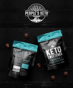 Allulose Sweetener, Keto-Friendly, 0g net carb, Low Carb Sugar, 1:1 Sugar Substitute, The People's Keto Company Allulose Plus, 1 lb, Gluten Free, Vegan, 100% Made in USA (1 Pack) 1.00 Pound (Pack of 1) 12 81q01xkVDgL