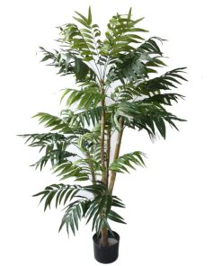 Pure Garden 50-10004 5 Foot Tropical Palm Artificial Tree, 30x30 , Green Tropical Palm Tree 10 81q0K1bsruL