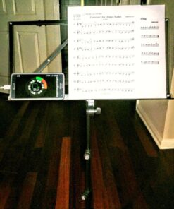 K&M - Konig & Meyer 10065.000.55 Heavy Duty Music Stand - Large Deep Desk - Sturdy Base - Adjustable Height - Compact - Professional Grade for Musicians - German Made - Black 11 81q0i2rXYL