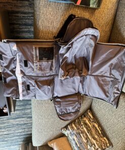 Convertible Garment Bag with Shoulder Strap, Modoker Carry on Garment Duffel Bag for Men Women - 2 in 1 Hanging Suitcase Suit Travel Bags (Grey) Ash Grey 51 81q1K1IgnwL