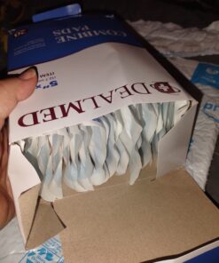 Dealmed Sterile Abdominal (ABD) Combine Pads, 5" x 9" Individually Wrapped, Disposable and Latex-Free Wound Dressing for First Aid Kit and Medical Facilities (Box of 20) 5” x 9” (Box of 20) 36 81q2iKPpnwL