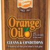Holloway House Orange Oil Cleaner 16oz w/ Sun-Guard for Fine Wood, Cleans & Conditions, Removes Soap Scum from Shower Doors, Stainless, Tile & Sinks, Natural Oil that gives wood a Rich Glow Single Bottle 42 81q5OOqpZNL
