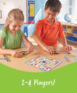 Learning Resources iTrax Critical Thinking Game - 69 Pieces, Ages 6+ Brainteaser Games for Kids, Develops Critical Thinking Skills, Board Games 14 81q5hxtUvS