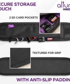 Altura Photo Camera Neck Strap w. Quick Release & Safety Tether For Photographers - Adjustable DSLR Camera Strap for Sony, Nikon & Canon - Safe & Secure Camera Strap 32 81q66mTbghL