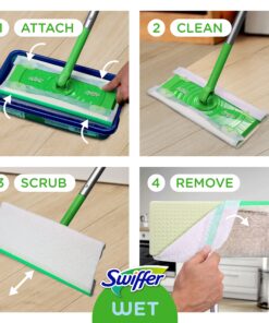 Swiffer Sweeper Wet Mopping Cloth Multi Surface Refills, Febreze Lavender Scent, 36 count 36 Count (Pack of 1) Wet Mop 25 81q6AZaCWXL