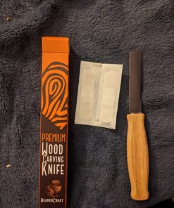 BeaverCraft Sloyd Knife C4 3.14" Wood Carving Sloyd Knife for Whittling and Roughing for beginners and profi - Durable High carbon steel - Spoon Carving Tools - Thin Wood Working Whittling Knife 39 81q6woMRKiL